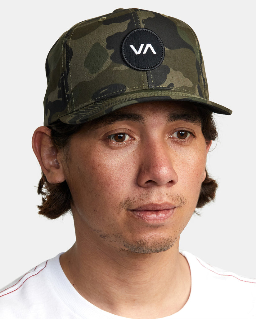 RVCA VA Patch Snapback Hat - Camo