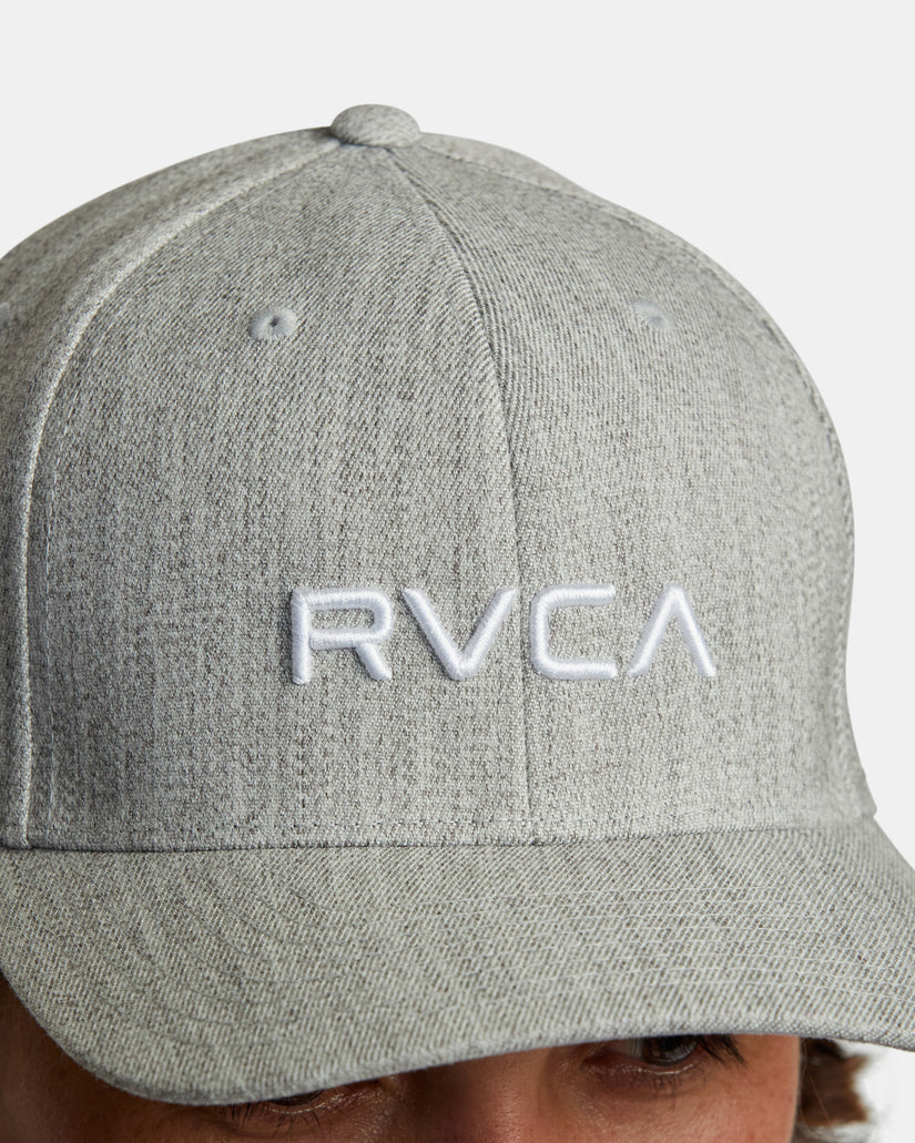 RVCA Flex Fit Hat - Heather Grey