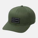 Platform Snapback Hat - Dark Olive