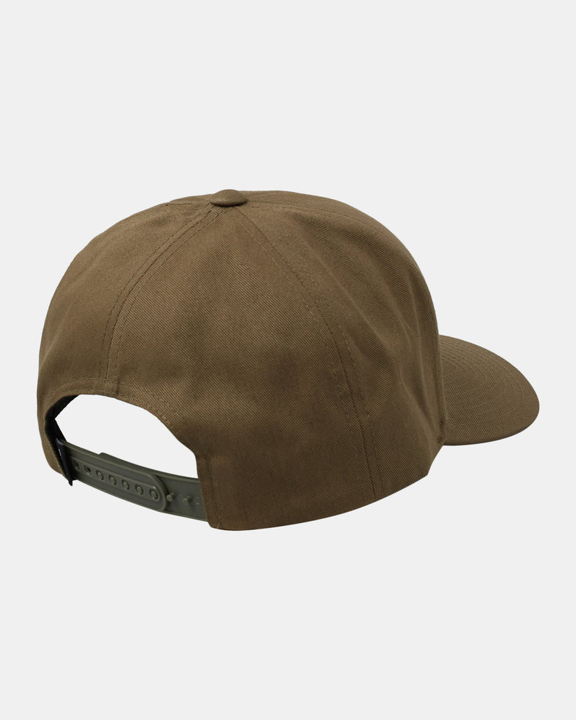 Platform Snapback Hat - Olive