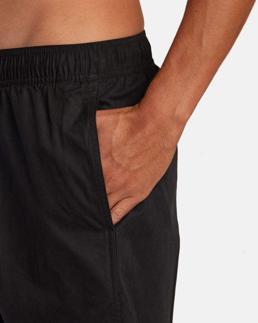 Opposites Elastic Waist Hybrid Amphibian Shorts - Black – RVCA