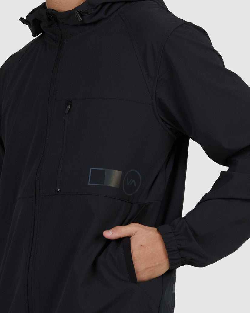 Yogger Zip-Up Hooded Jacket II - Black Multi