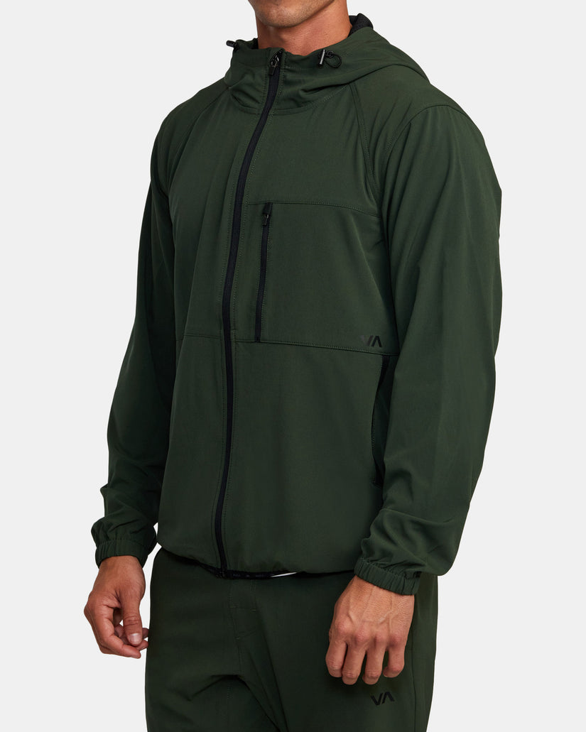 Yogger Zip-Up Hooded Jacket II - Dark Olive