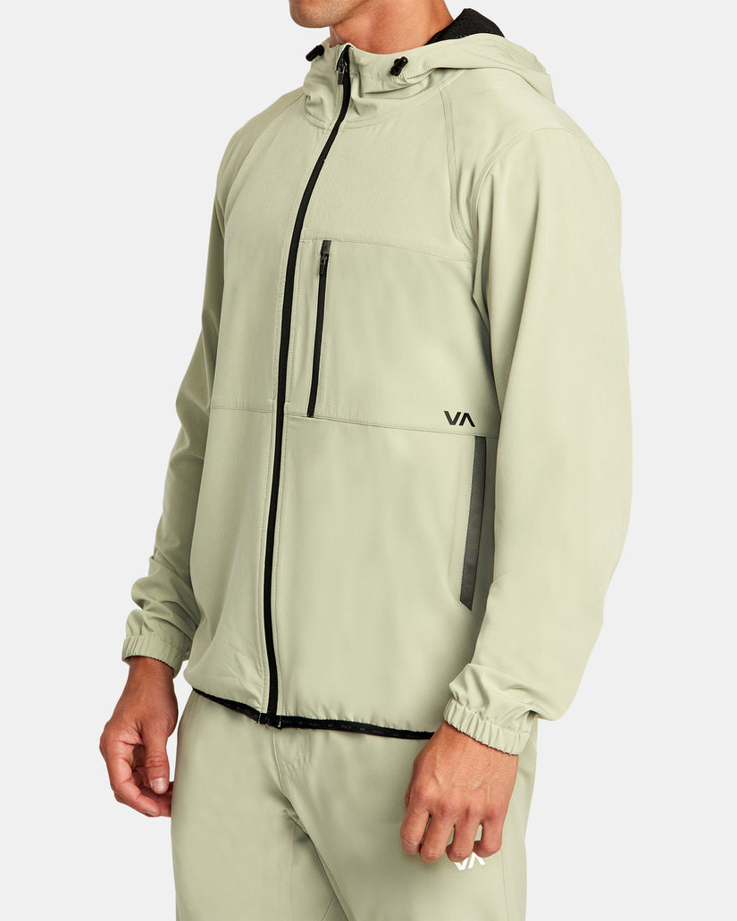 Yogger Zip-Up Hooded Jacket II - Grey Army