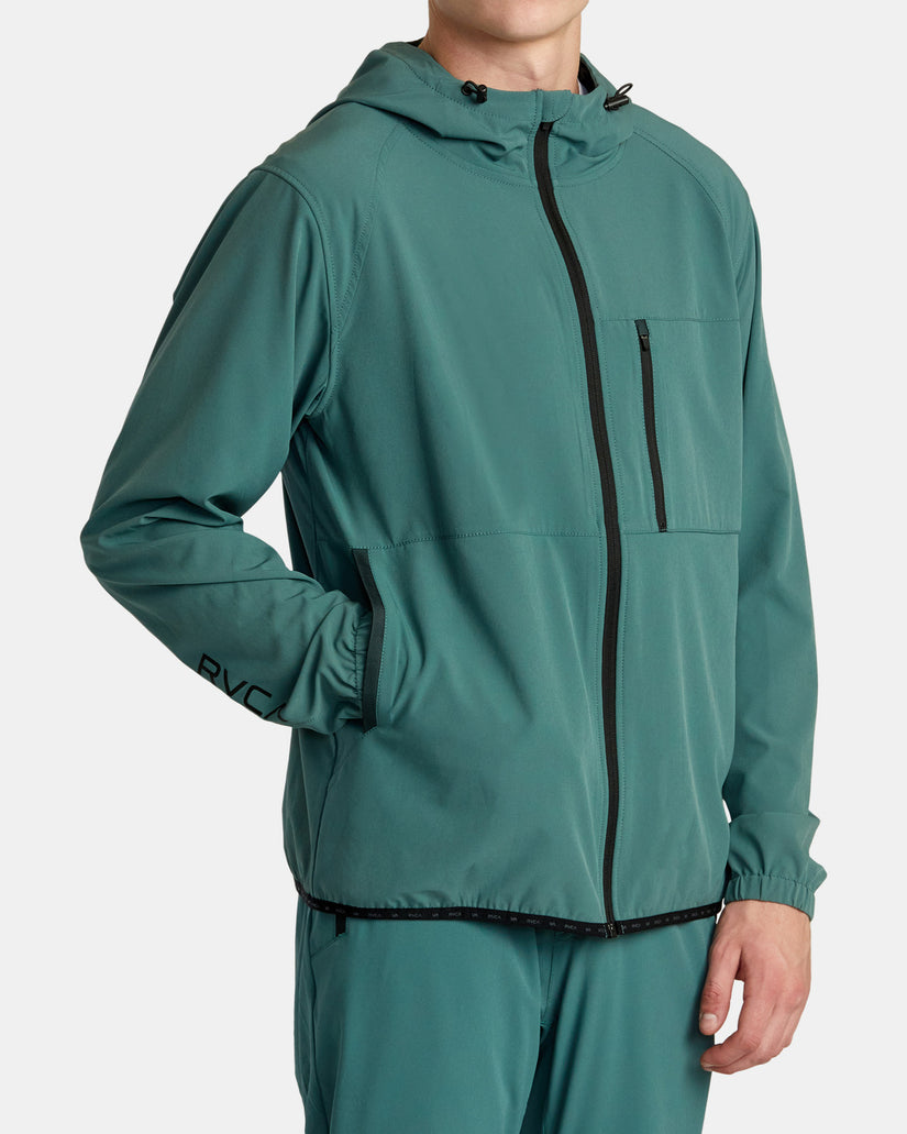 Yogger Zip-Up Hooded Jacket II - Pine Grey