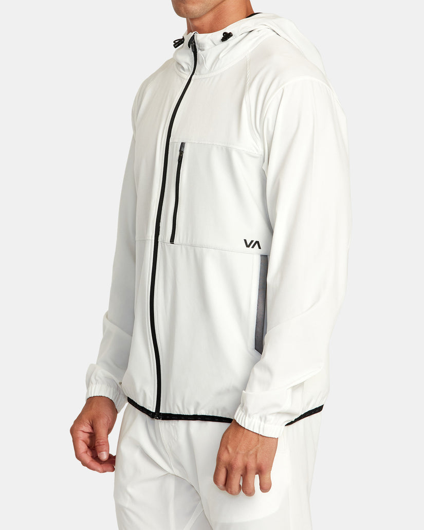 Yogger Zip-Up Hooded Jacket II - Off White