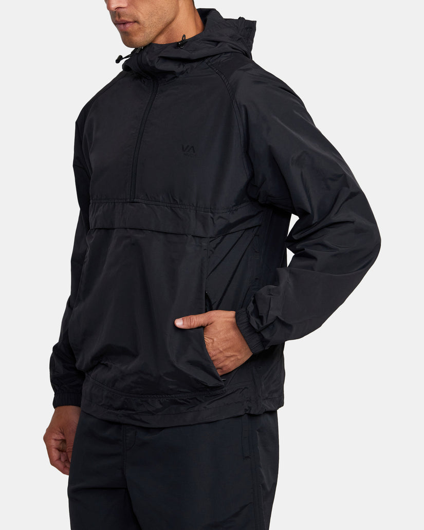 VA Sport Outsider Packable Anorak Jacket - Black