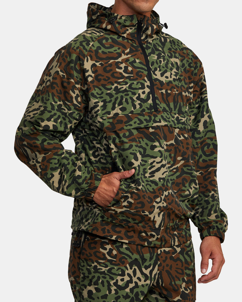 VA Sport Outsider Packable Anorak Jacket - Animal Camo