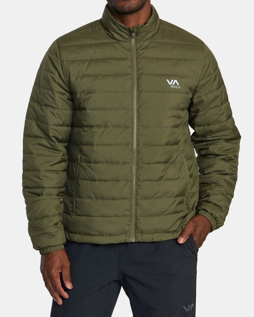 Packable Puffa Jacket - Army