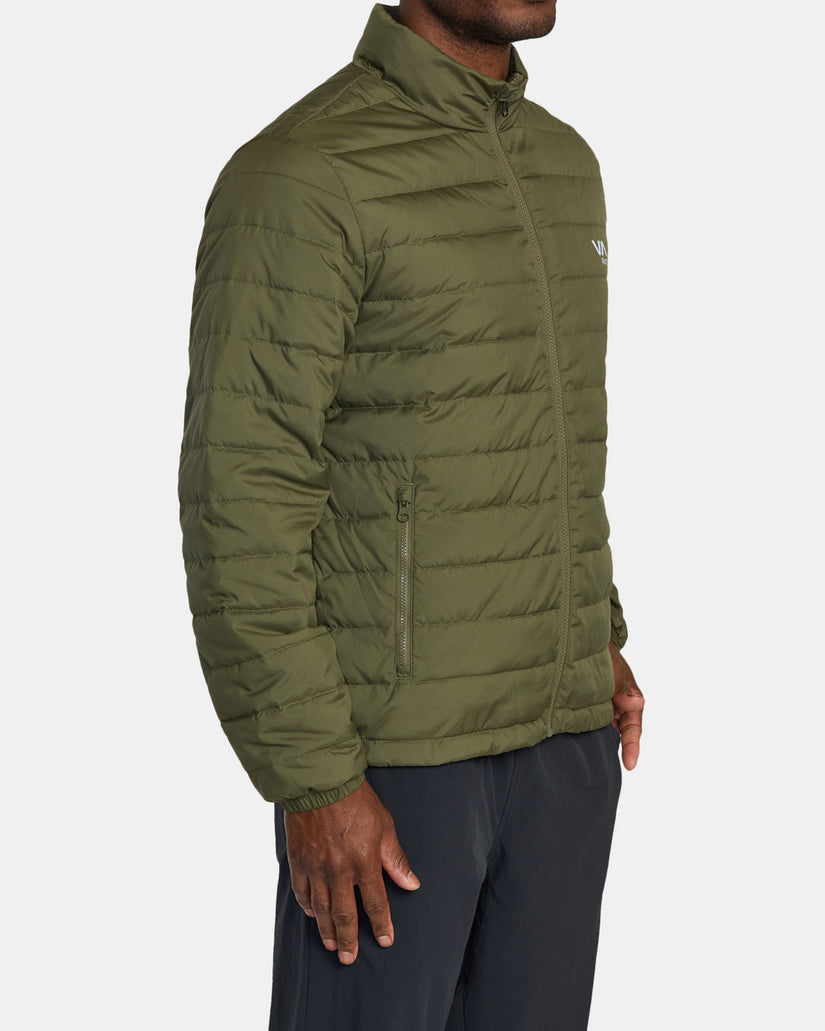 Packable Puffa Jacket - Army