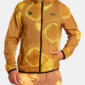 RVCA Runner Lightweight Training Jacket - Gold Tie Dye