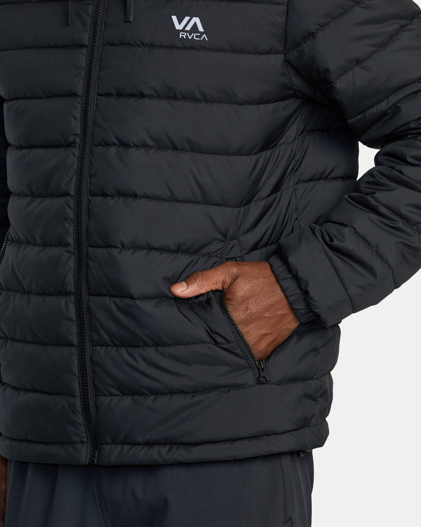 Packable Puffa Puffer Jacket - Black – RVCA