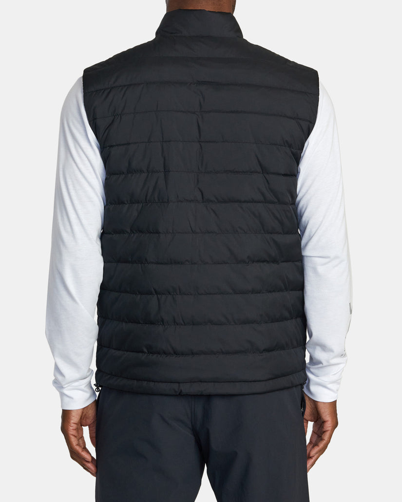 Packable Puffa Puffer Vest - Black