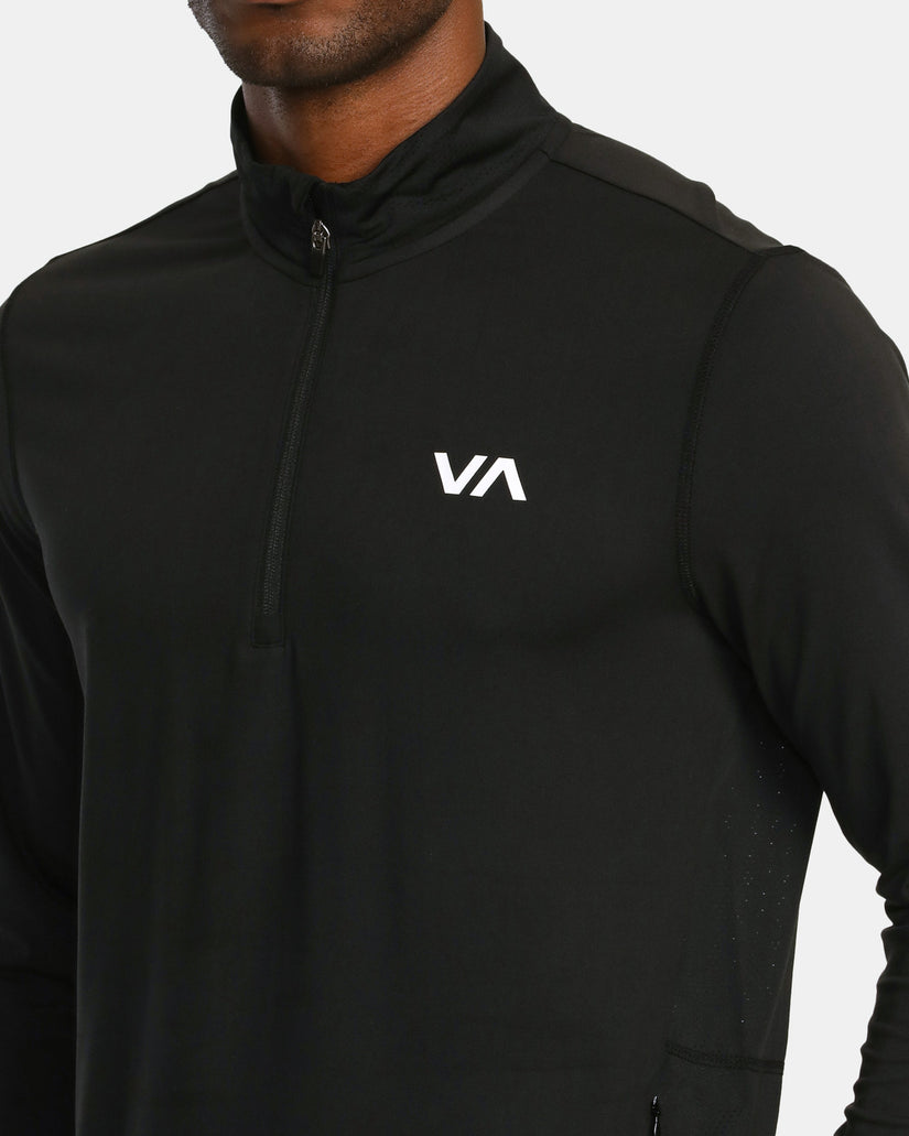 Sport Vent Half-Zip Pullover - Black –
