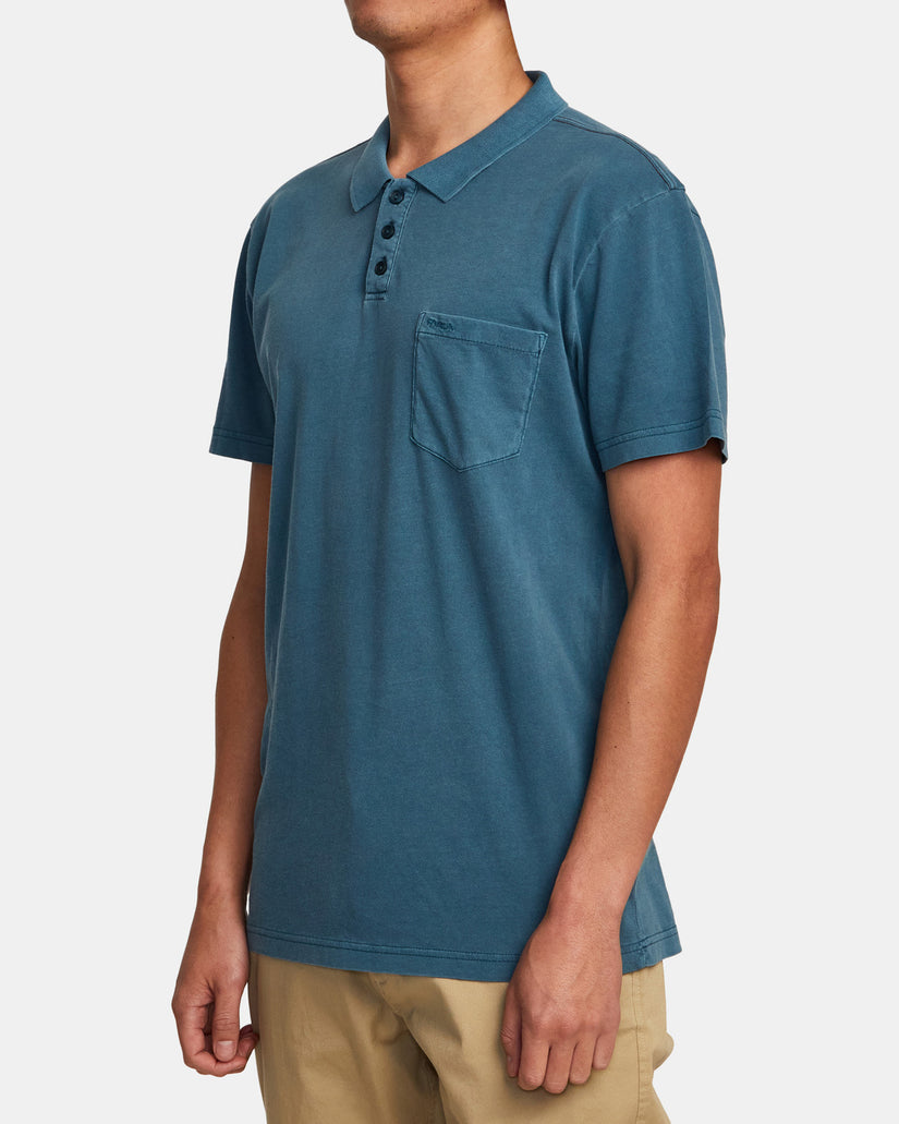 PTC Pigment Polo Shirt - Duck Blue
