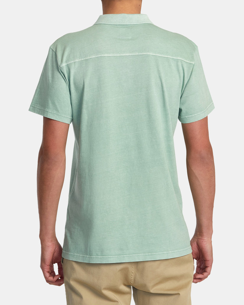 PTC Pigment Polo Shirt - Green Haze