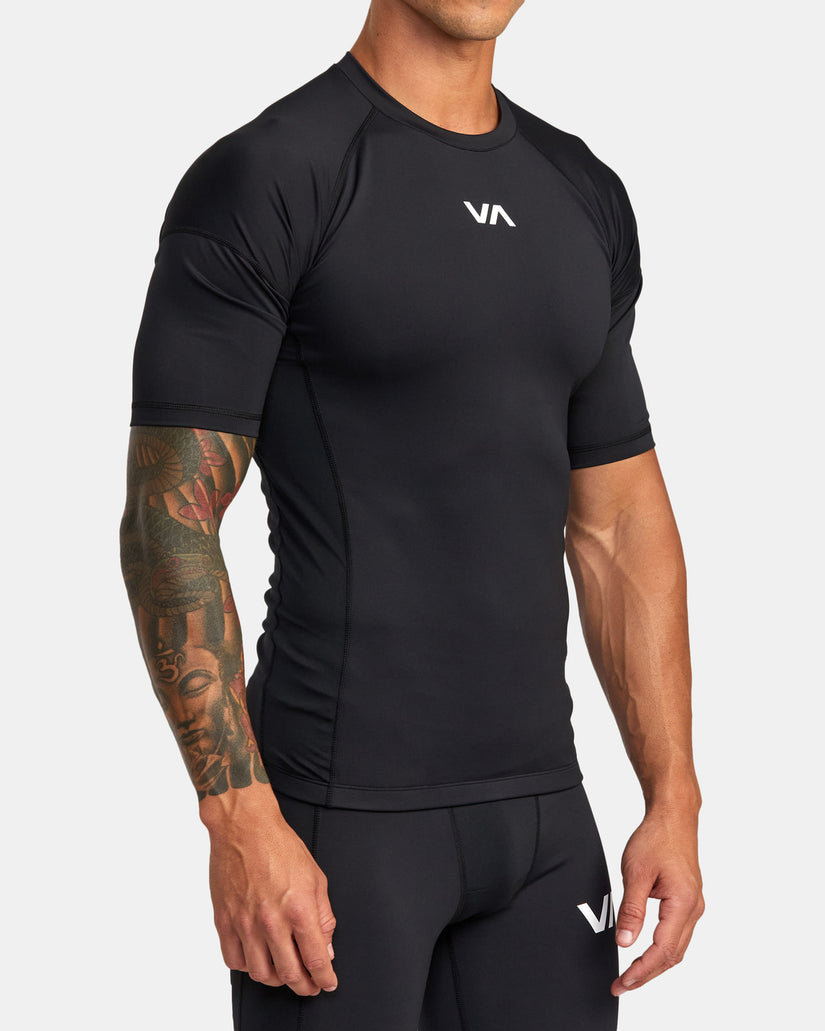 Compression Technical Short Sleeve Top - Black