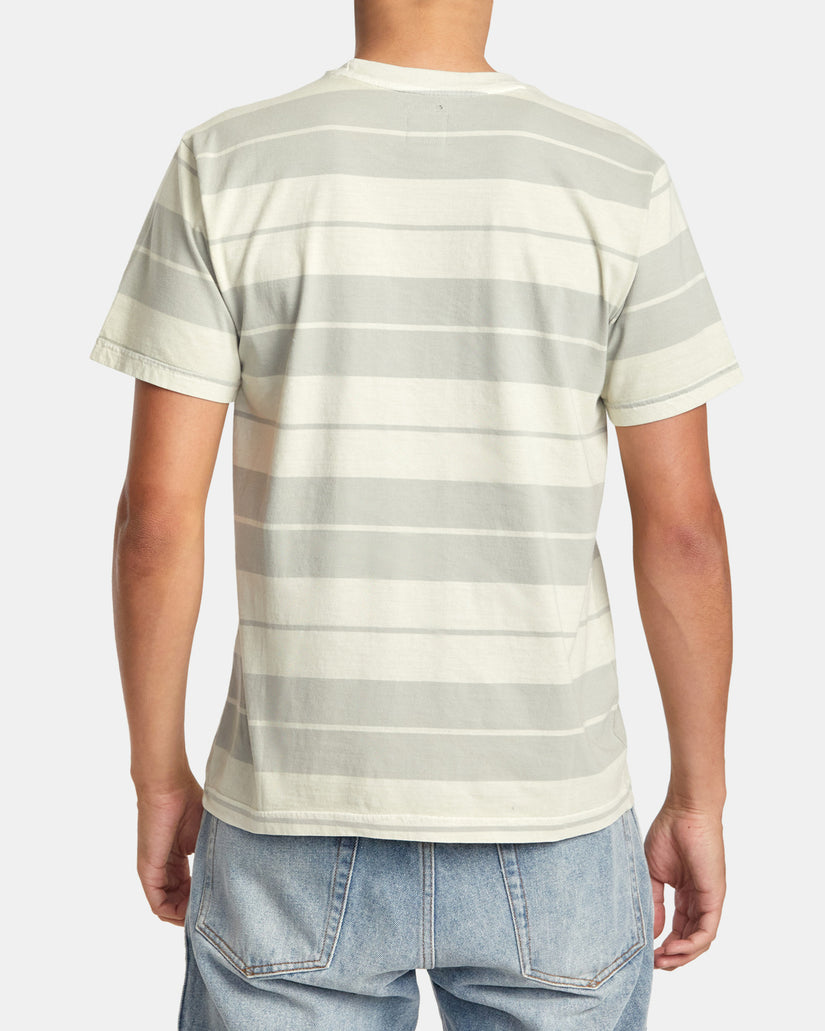 PTC Stripe T-Shirt - Silver Bleach