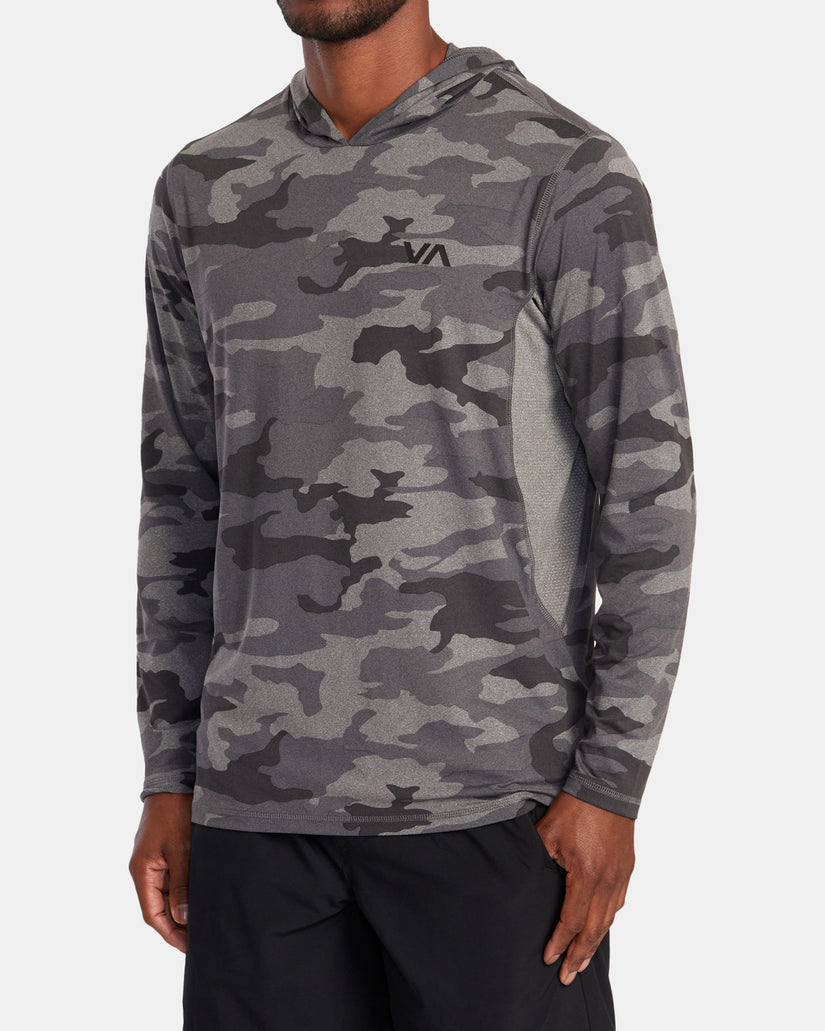 Sport Vent Technical Hooded Top - Camo