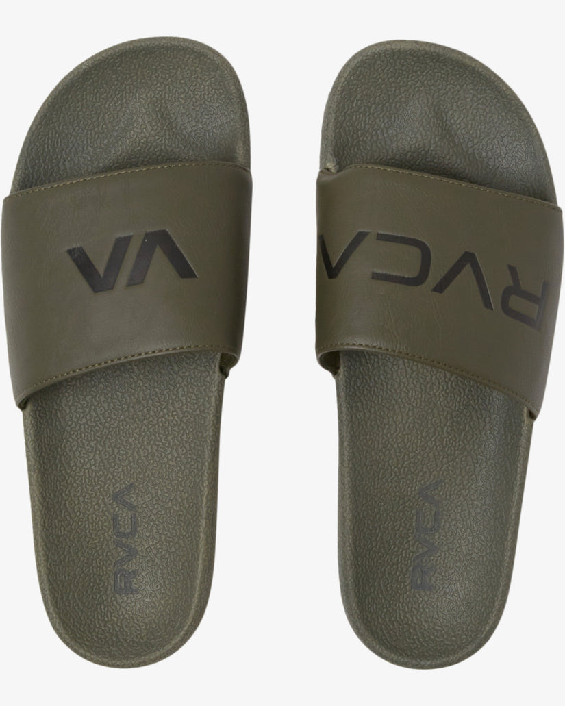 RVCA Sport Slides - Olive