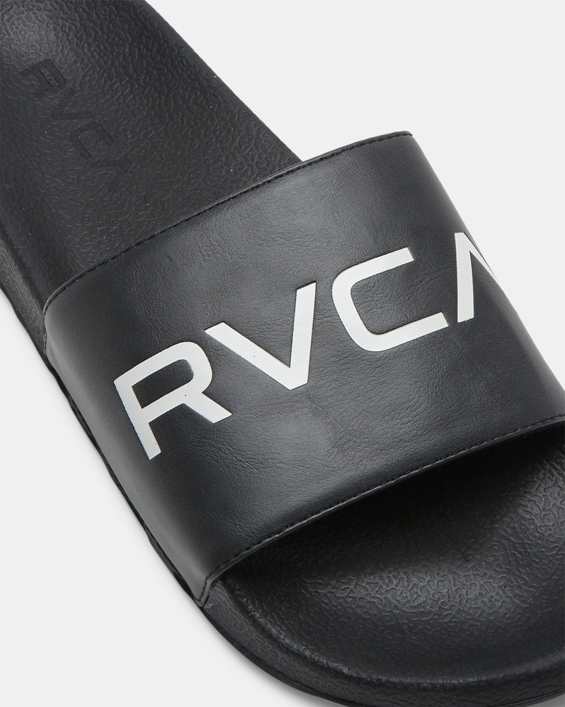 RVCA Sport Slides - Black/White