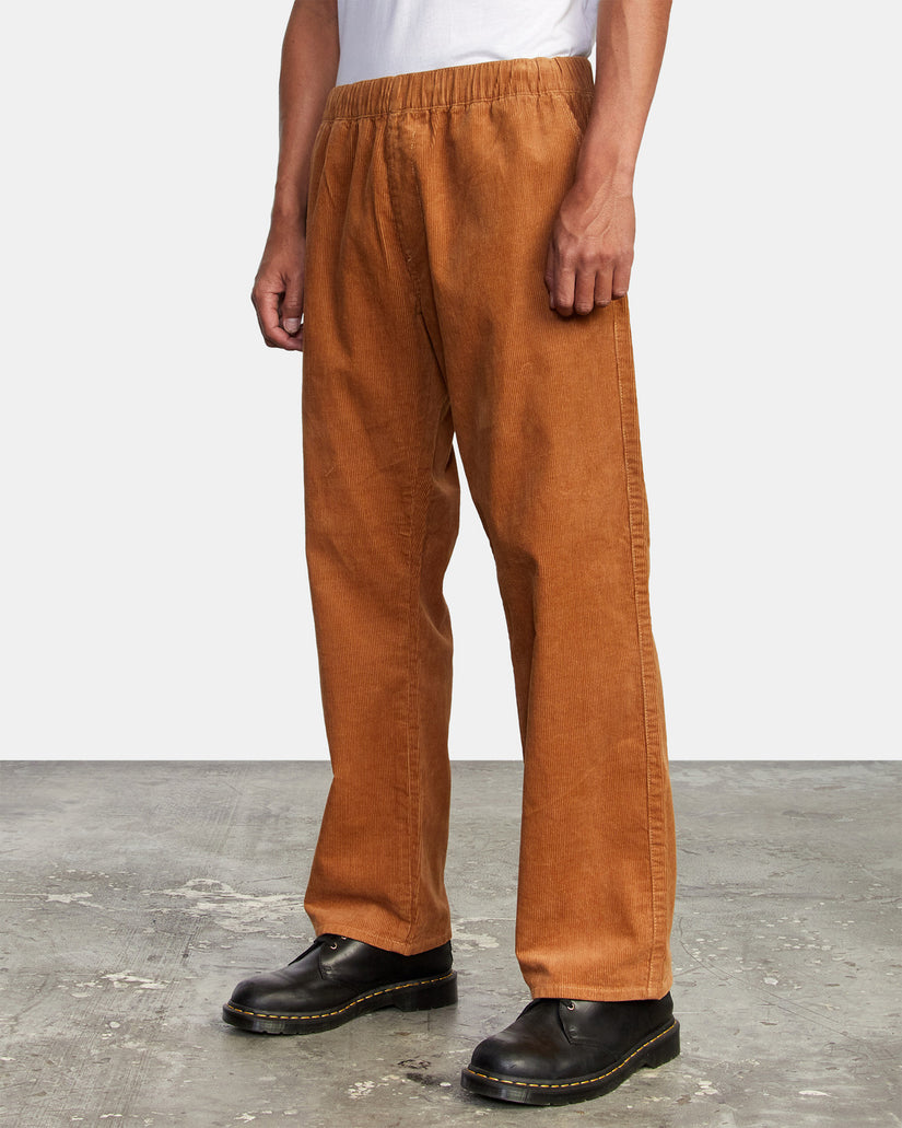 Americana Elastic Waist Cord Pants - Camel – RVCA.com