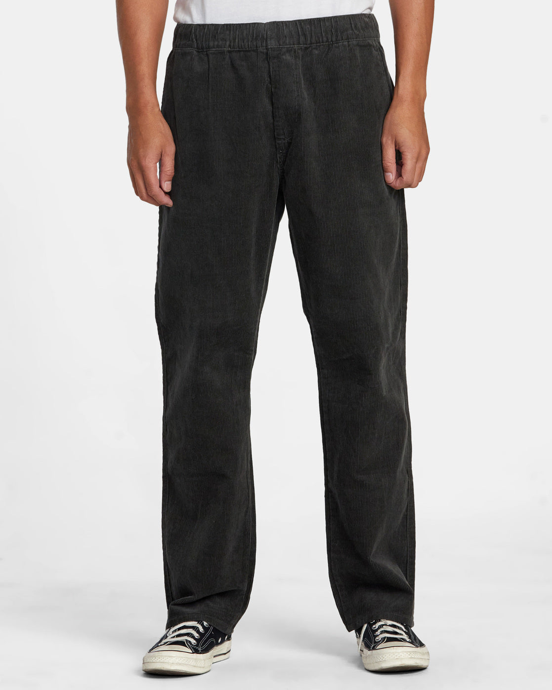 Nagomi Corduroy Pants | Mid-rise, Polyester, Pockets – Insakura