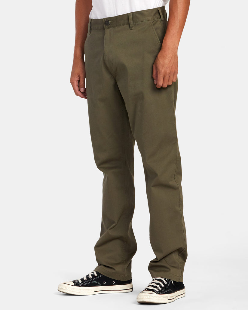 Weekend Stretch Chino Pants - Olive – RVCA
