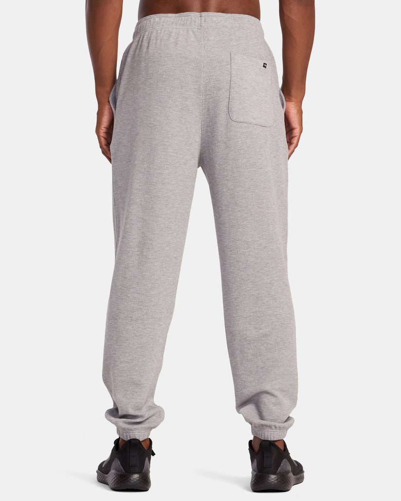 C-Able Waffle Knit Joggers - Heather Grey