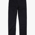 The Weekend Stretch Straight Fit Pants - Black