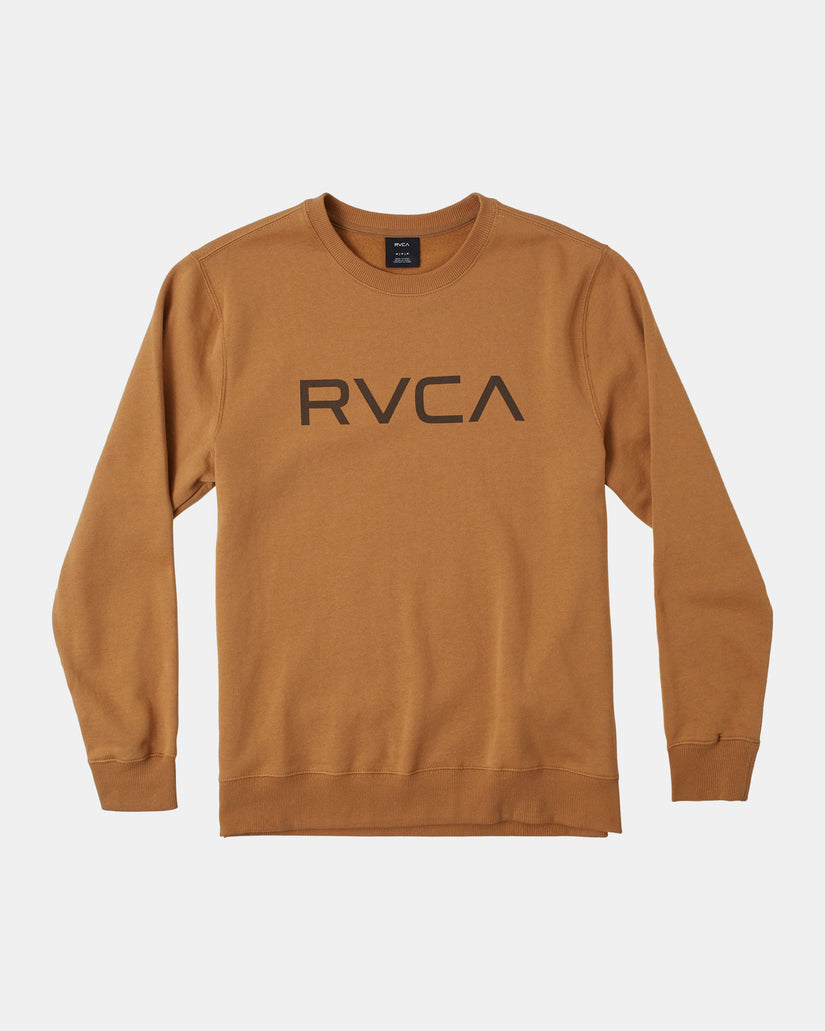 Big RVCA Crewneck Sweatshirt - Camel