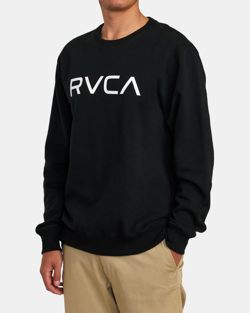 Big RVCA Crewneck Sweatshirt - Black