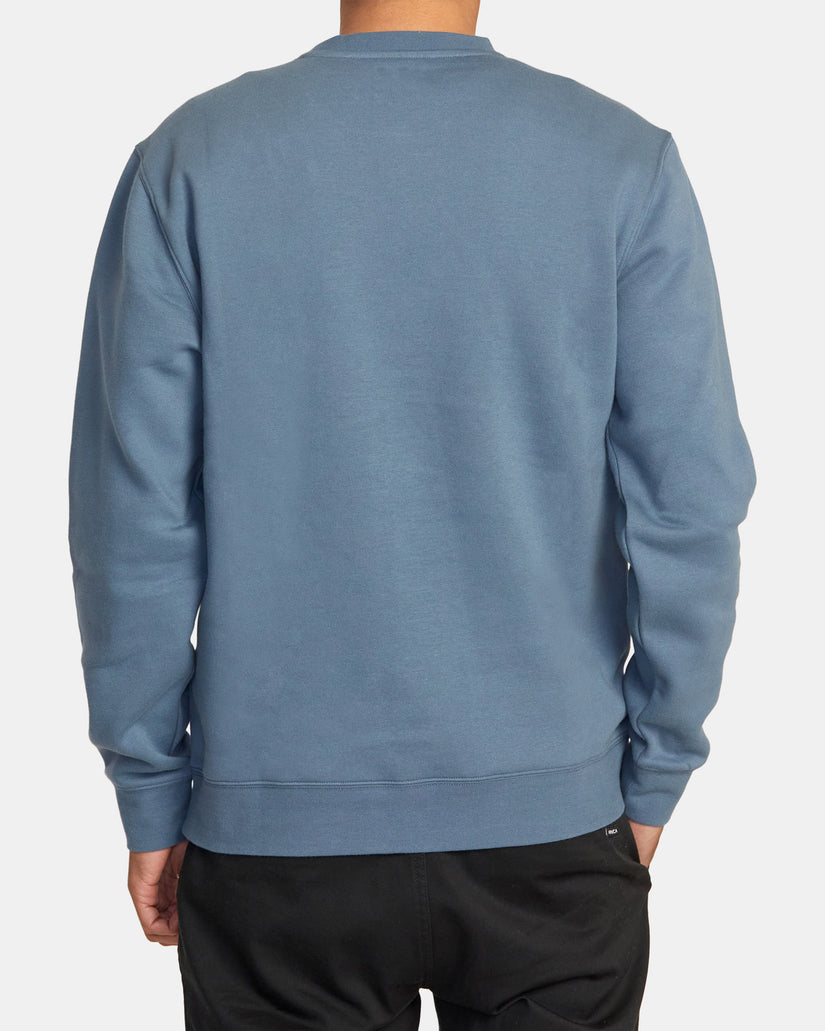 Big RVCA Crewneck Sweatshirt - Industrial Blue