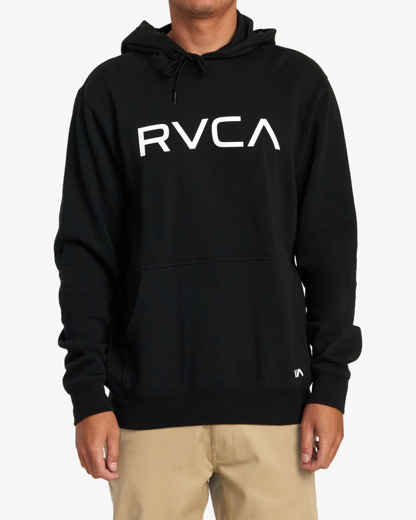 Big RVCA Pullover Hoodie - Black