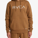 Big RVCA Pullover Hoodie - Rawhide