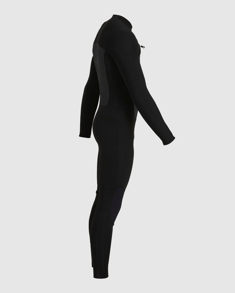 4/3 Balance Chest Zip Fullsuit - Black