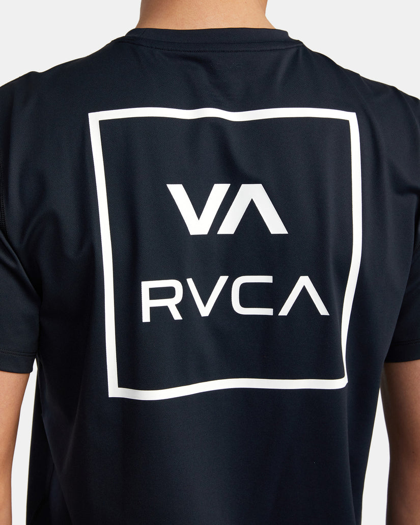 RVCA Short Sleeve Rashguard - Black