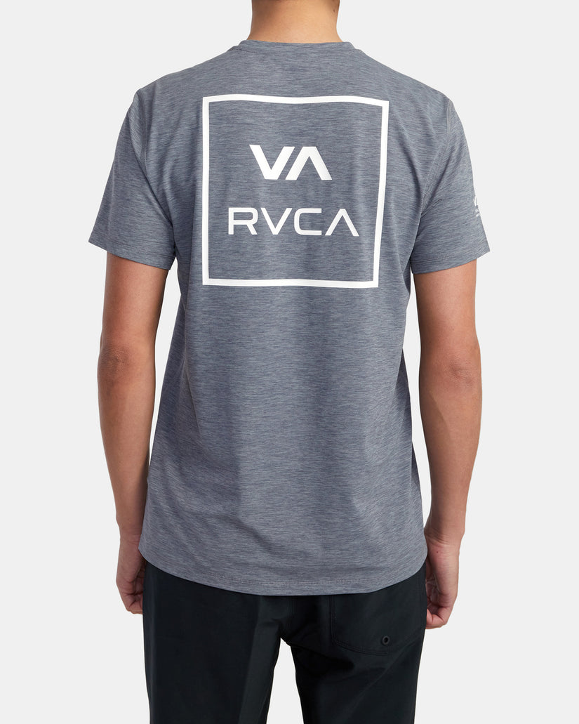 RVCA Short Sleeve Rashguard - Heather Grey