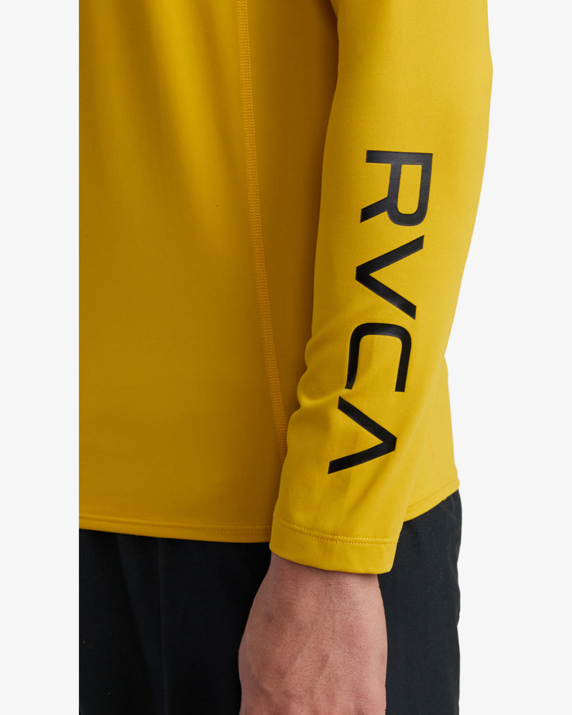 RVCA Long Sleeve Rashguard - Gold