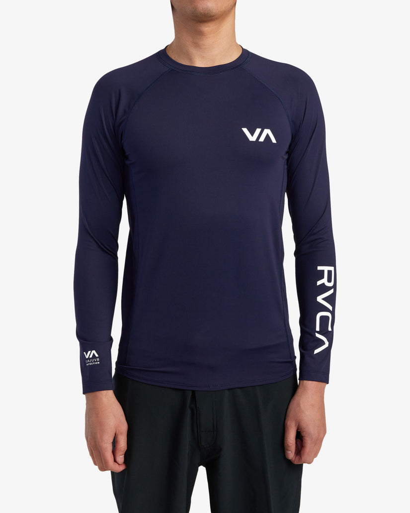RVCA Long Sleeve Rashguard - Navy
