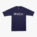 RVCA Short Sleeve Rashguard - Navy
