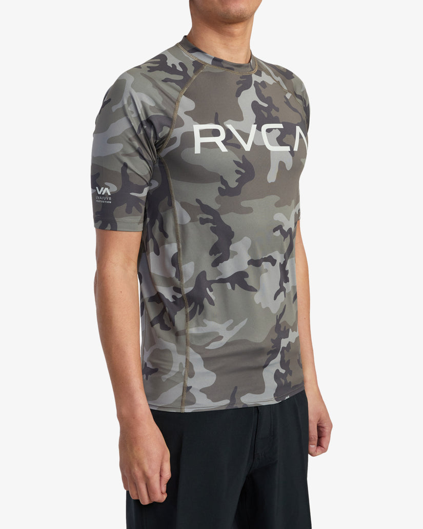 RVCA Short Sleeve Rashguard - Camo