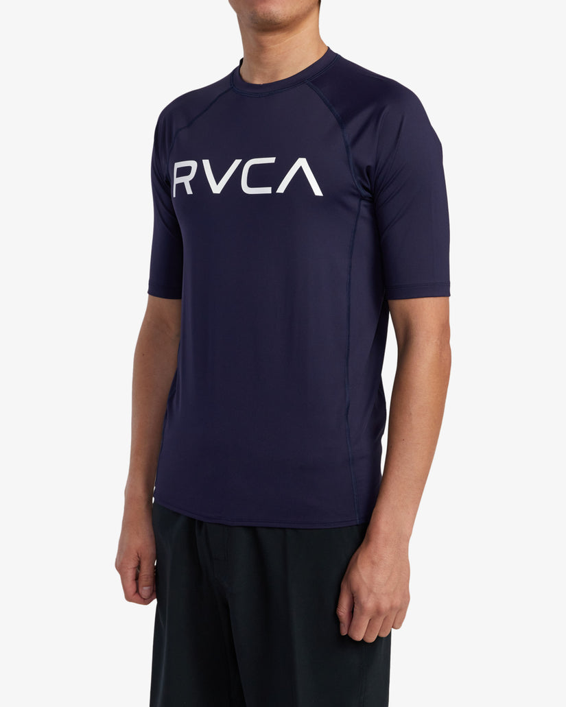 RVCA Short Sleeve Rashguard - Navy