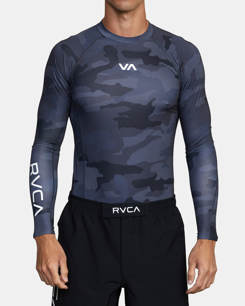 VA Sport Long Sleeve Rashguard - Black Camo
