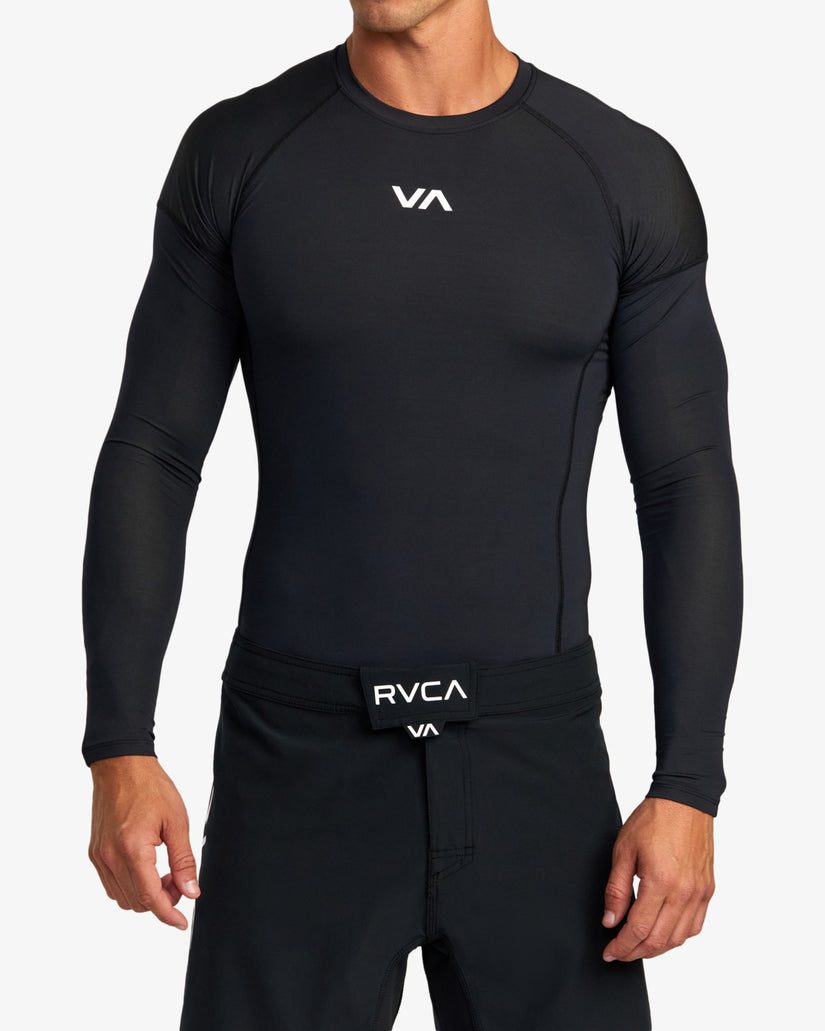VA Sport Long Sleeve Rashguard - Black