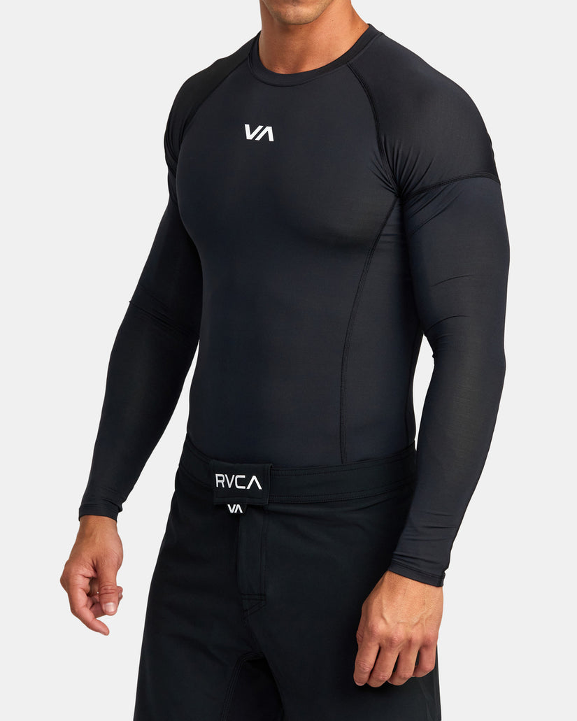 VA Sport Long Sleeve Rashguard - Black