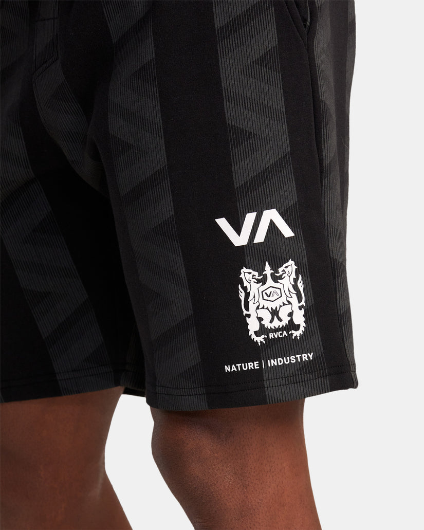 Sport Elastic Waist Walkshorts IV  19" - RVCA Blur Stripe