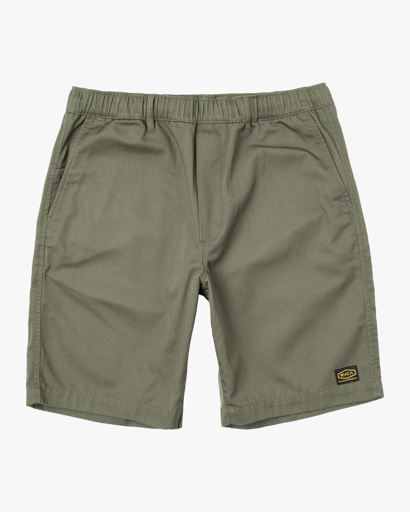 Dayshift Collection Americana Elasticized 20" Shorts - Olive