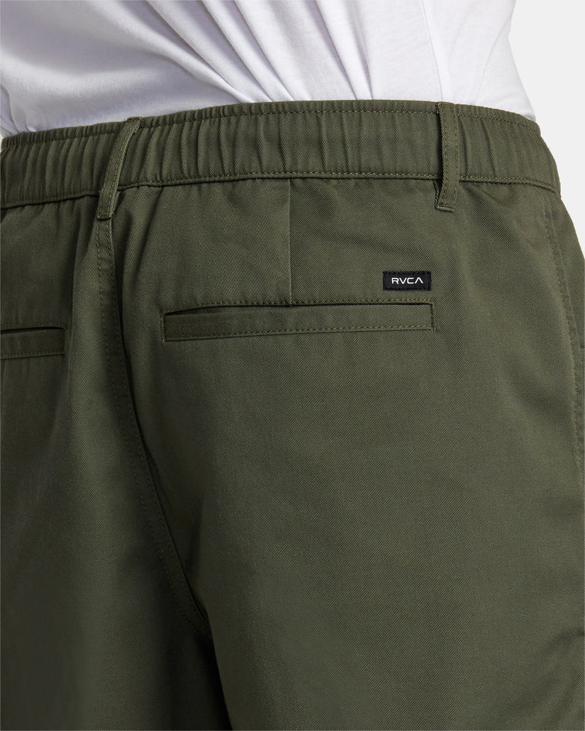 Recession Collection Americana Elasticized 20" Shorts - Olive