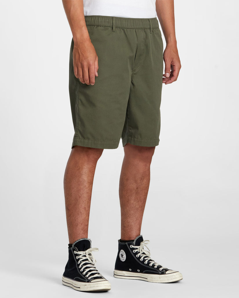 Recession Collection Americana Elasticized 20" Shorts - Olive